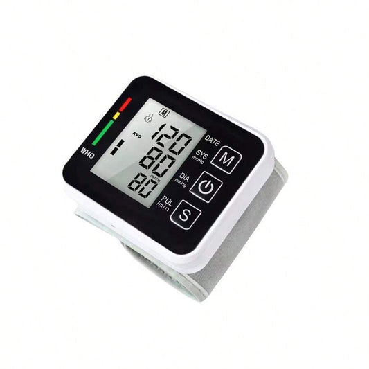 Electronic Wrist Blood Pressure LCD Monitor