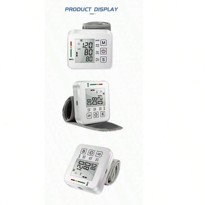 Electronic Wrist Blood Pressure LCD Monitor